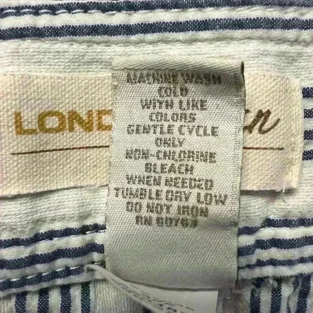 LONDONJEAN Linen wide leg chino pants - Picture 4 of 4